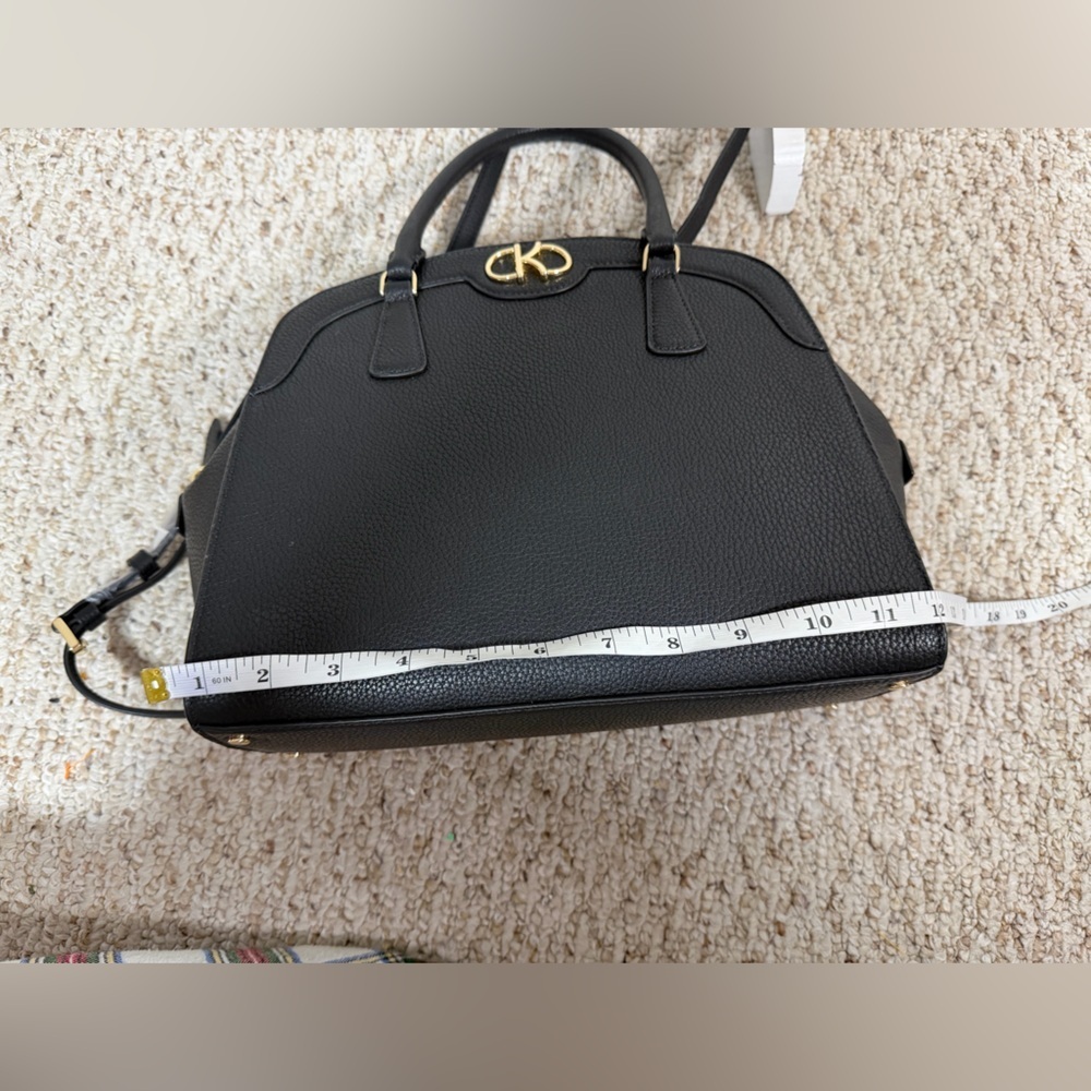 Kate Spade New York Kyla large satchel in black pebbled leather new with tag - Picture 8 of 9